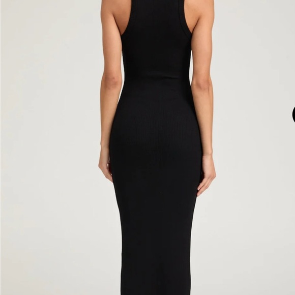 ALC BLACK RIB RACER MAXI DRESS - Picture 2 of 8